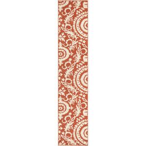 Surya Alfresco Cottage Rust, Cream Rugs ALF-9613