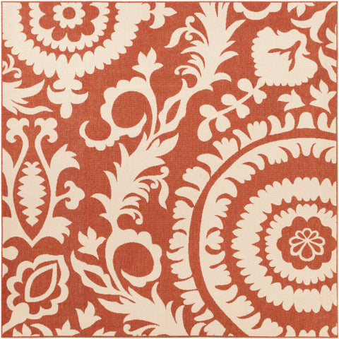 Image of Surya Alfresco Cottage Rust, Cream Rugs ALF-9613