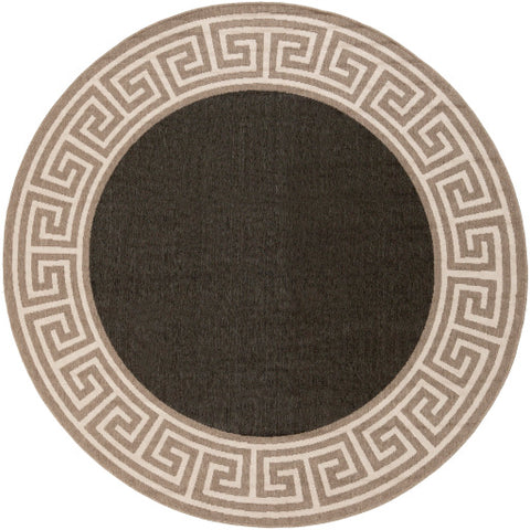 Image of Surya Alfresco Cottage Black, Camel, Cream Rugs ALF-9626