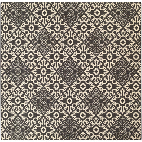 Image of Surya Alfresco Cottage Black, Cream Rugs ALF-9637