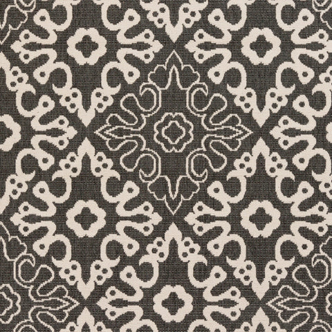 Image of Surya Alfresco Cottage Black, Cream Rugs ALF-9637