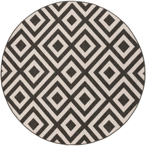 Image of Surya Alfresco Modern Black, Cream Rugs ALF-9639