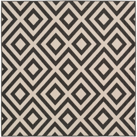 Image of Surya Alfresco Modern Black, Cream Rugs ALF-9639