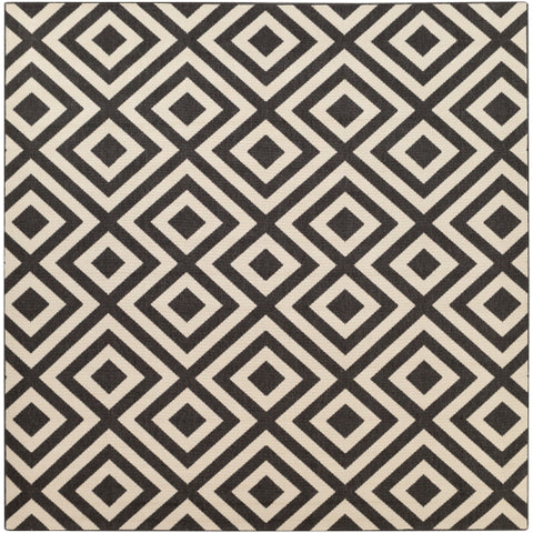 Image of Surya Alfresco Modern Black, Cream Rugs ALF-9639