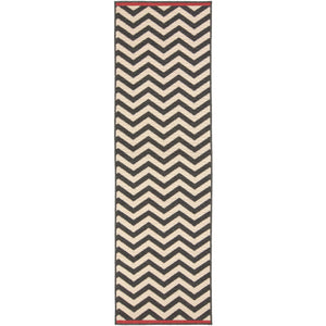 Surya Alfresco Modern Black, Cream, Rust Rugs ALF-9646