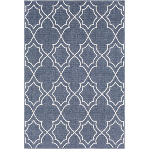 Image of Surya Alfresco Cottage Charcoal, White Rugs ALF-9650