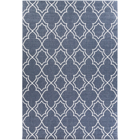 Image of Surya Alfresco Cottage Charcoal, White Rugs ALF-9650
