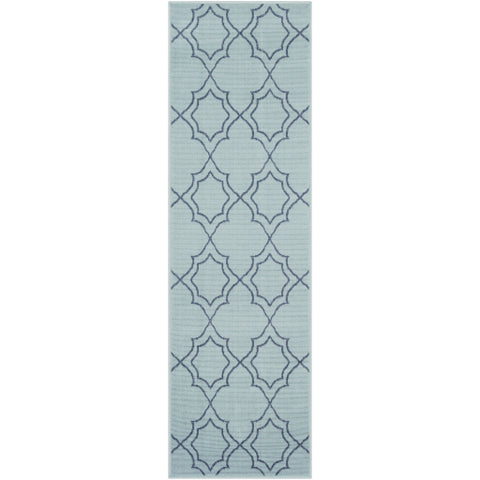 Image of Surya Alfresco Cottage Aqua, Charcoal Rugs ALF-9652