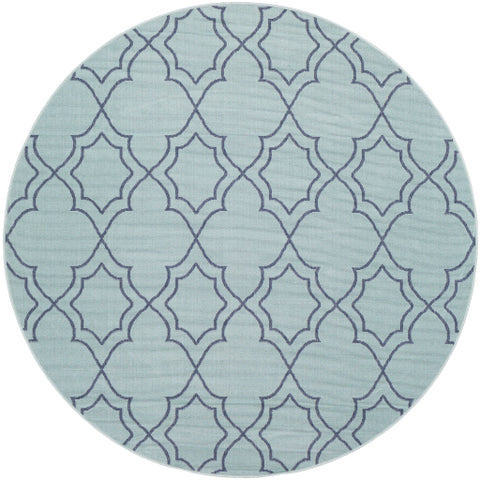 Image of Surya Alfresco Cottage Aqua, Charcoal Rugs ALF-9652