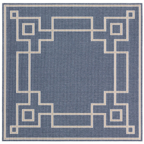 Image of Surya Alfresco Cottage Dark Blue, Taupe, White Rugs ALF-9654