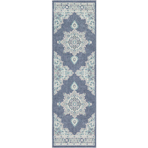 Surya Alfresco Traditional Charcoal, Aqua, Taupe, White, Teal Rugs ALF-9670