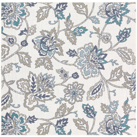 Image of Surya Alfresco Cottage Aqua, Taupe, White, Charcoal, Teal Rugs ALF-9674