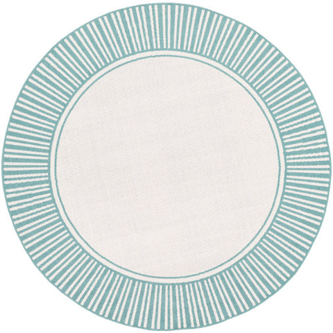 Image of Surya Alfresco Cottage Teal, White Rugs ALF-9680