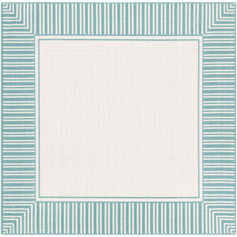 Image of Surya Alfresco Cottage Teal, White Rugs ALF-9680