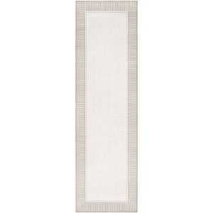 Surya Alfresco Cottage Taupe, White Rugs ALF-9681