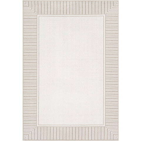 Image of Surya Alfresco Cottage Taupe, White Rugs ALF-9681