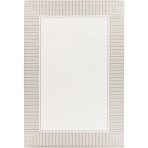 Image of Surya Alfresco Cottage Taupe, White Rugs ALF-9681