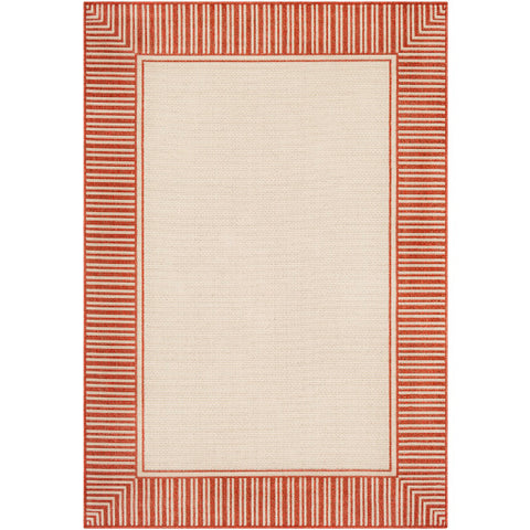 Image of Surya Alfresco Cottage Burnt Orange, Cream Rugs ALF-9683