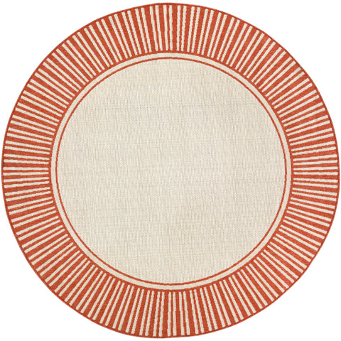 Image of Surya Alfresco Cottage Burnt Orange, Cream Rugs ALF-9683