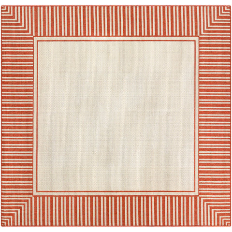 Image of Surya Alfresco Cottage Burnt Orange, Cream Rugs ALF-9683