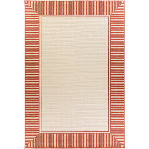 Image of Surya Alfresco Cottage Burnt Orange, Cream Rugs ALF-9683