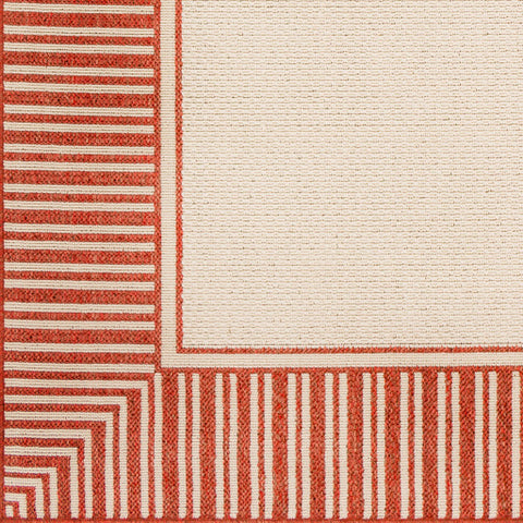 Image of Surya Alfresco Cottage Burnt Orange, Cream Rugs ALF-9683