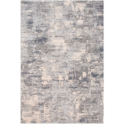 Image of Surya Alpine Modern Medium Gray, Charcoal, Ivory, Light Gray Rugs ALP-2301