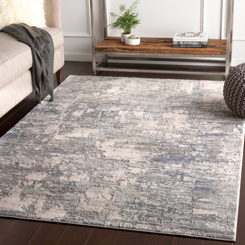 Image of Surya Alpine Modern Medium Gray, Charcoal, Ivory, Light Gray Rugs ALP-2301