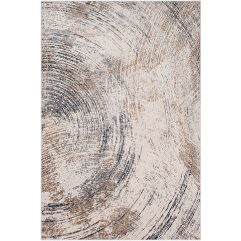 Image of Surya Alpine Modern Charcoal, Camel, Ivory, Medium Gray, Light Gray Rugs ALP-2303