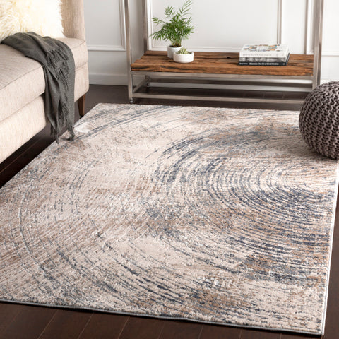 Image of Surya Alpine Modern Charcoal, Camel, Ivory, Medium Gray, Light Gray Rugs ALP-2303