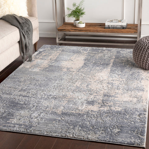 Image of Surya Alpine Modern Medium Gray, Charcoal, Light Gray, Ivory Rugs ALP-2306