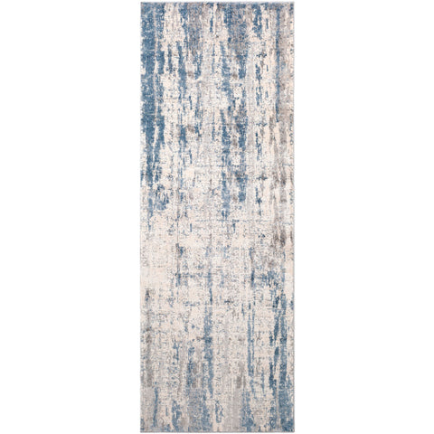 Image of Surya Alpine Modern Denim, Charcoal, Medium Gray, White Rugs ALP-2309