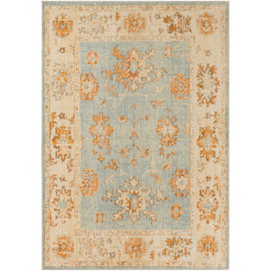 Surya Amelie Traditional Aqua, Tan, Camel, Butter Rugs AML-2302