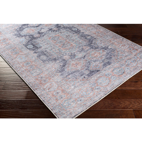 Image of Surya Amelie Traditional Butter, Navy, Camel, Ink, Burnt Orange, Medium Gray, Sky Blue, Ivory, Wheat Rugs AML-2314