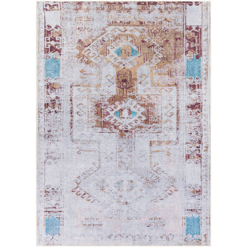 Image of Surya Amelie Traditional Medium Gray, Charcoal, Aqua, Olive, Wheat Rugs AML-2324