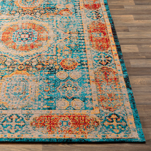 Surya Amsterdam Traditional Bright Blue, Saffron, Bright Red, Black, Taupe Rugs AMS-1009
