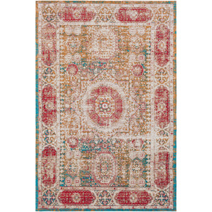 Surya Amsterdam Traditional Mustard, Bright Blue, Bright Red, Beige Rugs AMS-1011