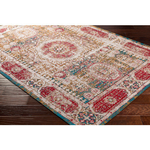 Surya Amsterdam Traditional Mustard, Bright Blue, Bright Red, Beige Rugs AMS-1011