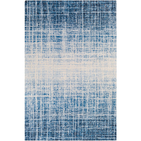 Image of Surya Amsterdam Modern Dark Blue, Pale Blue, Beige, Ink Rugs AMS-1019