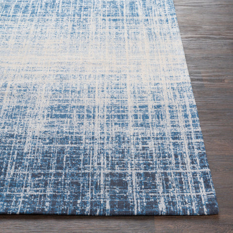 Image of Surya Amsterdam Modern Dark Blue, Pale Blue, Beige, Ink Rugs AMS-1019