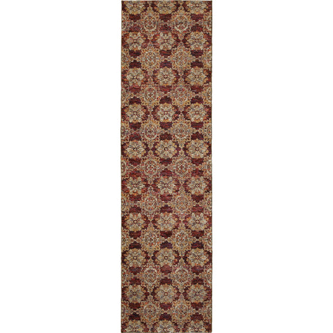 Oriental Weavers Andorra 6883A 1'10" X 3' 2" Casual Red Gold Medallion-Wanderlust Rugs