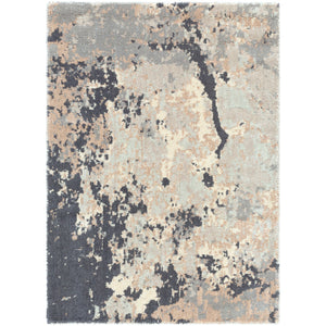Surya Andromeda Modern Ivory, Pale Blue, Light Gray, Taupe, Medium Gray, Camel, Charcoal Rugs ANM-1007