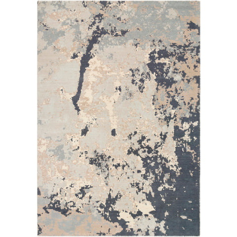 Image of Surya Andromeda Modern Ivory, Pale Blue, Light Gray, Taupe, Medium Gray, Camel, Charcoal Rugs ANM-1007