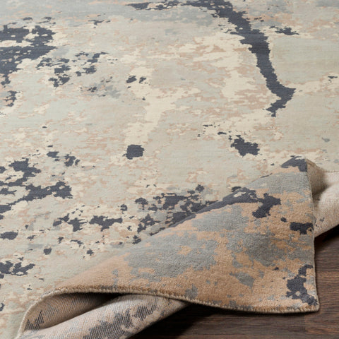 Image of Surya Andromeda Modern Ivory, Pale Blue, Light Gray, Taupe, Medium Gray, Camel, Charcoal Rugs ANM-1007