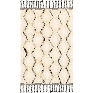 Surya Apache Global Cream, Black Rugs APA-2300