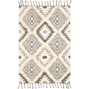 Surya Apache Global Charcoal, Cream Rugs APA-2305