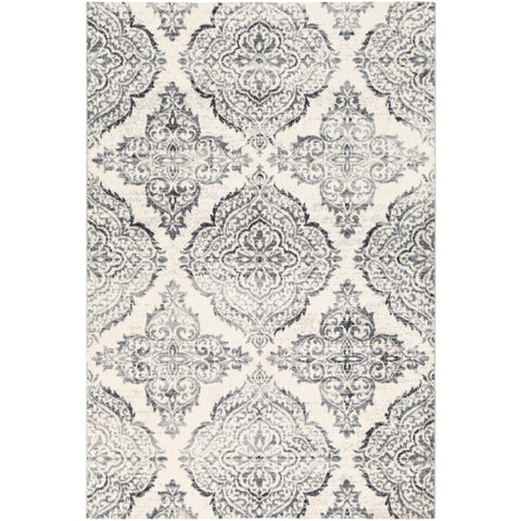 Image of Surya Apricity Traditional Medium Gray, Light Gray, White, Black Rugs APY-1022