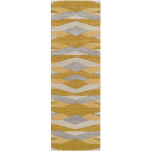 Surya Artist Studio Modern Wheat, Mustard, Medium Gray, Cream Rugs ART-252