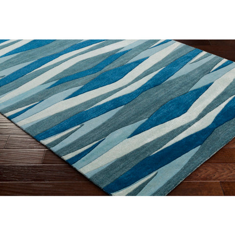 Image of Surya Artist Studio Modern Bright Blue, Teal, Aqua, Sea Foam Rugs ART-253