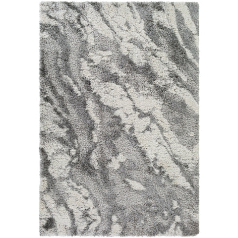 Image of Surya Alta shag Modern Medium Gray, Light Gray, White Rugs ASG-2301